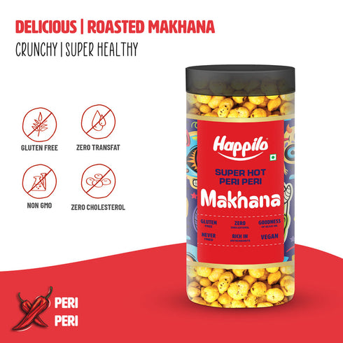 Happilo Makhana Superhot Peri Peri
